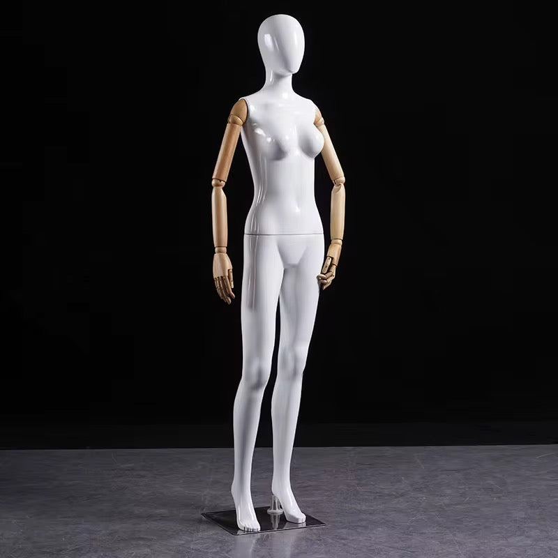 Premium Female Mannequin – Full Body Poseable Display with Metal Base