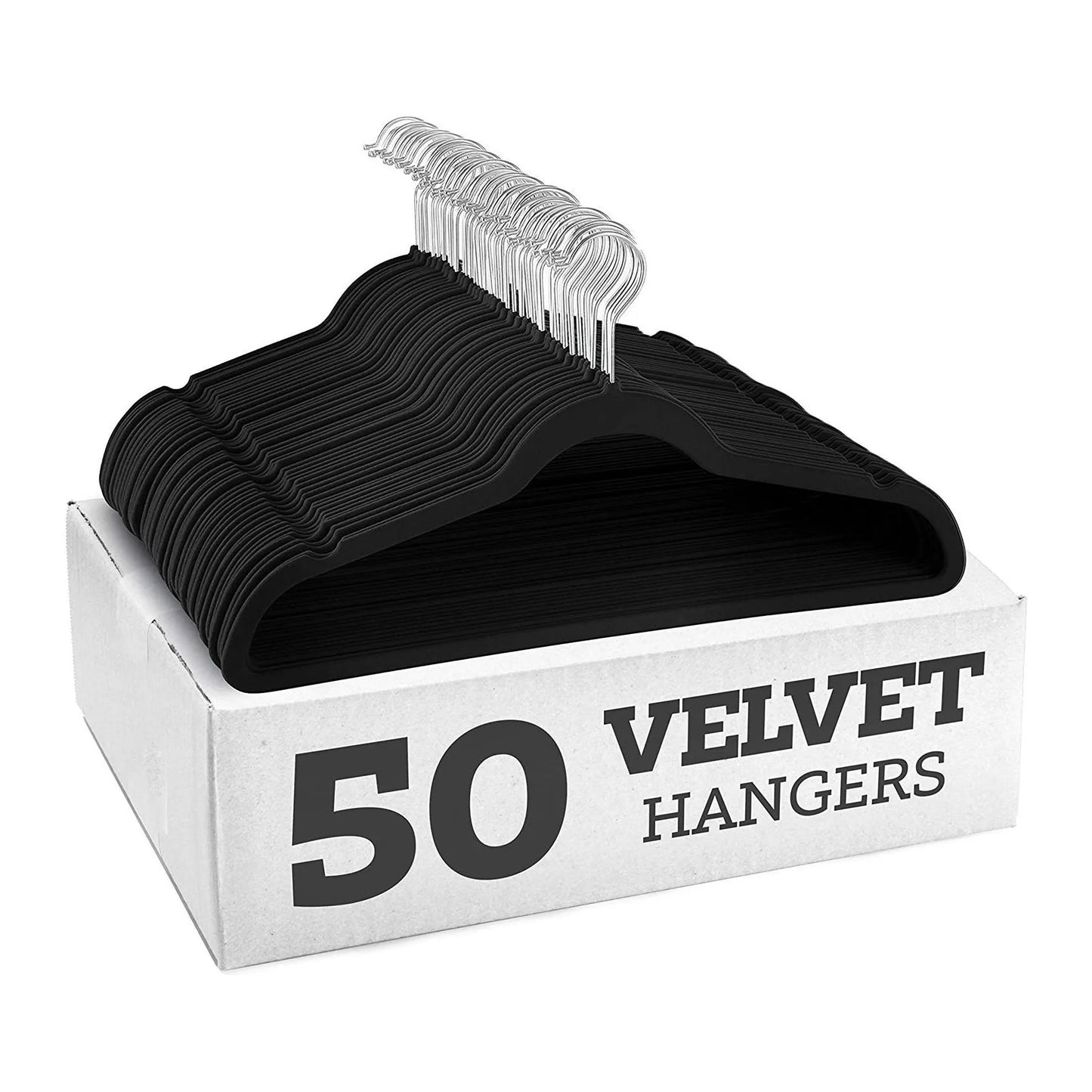Black Velvet Non-Slip Hangers – Wholesale Boutique Coat Hangers