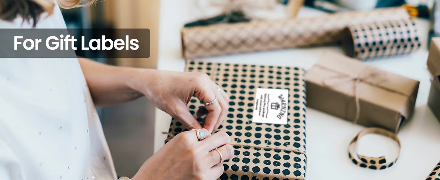 Wireless Thermal Label Printer – Bluetooth & USB Desktop Shipping Printer