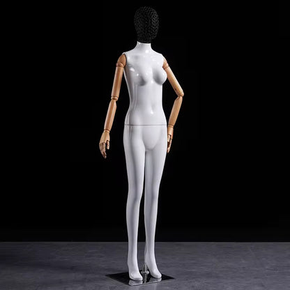 Premium Female Mannequin – Full Body Poseable Display with Metal Base