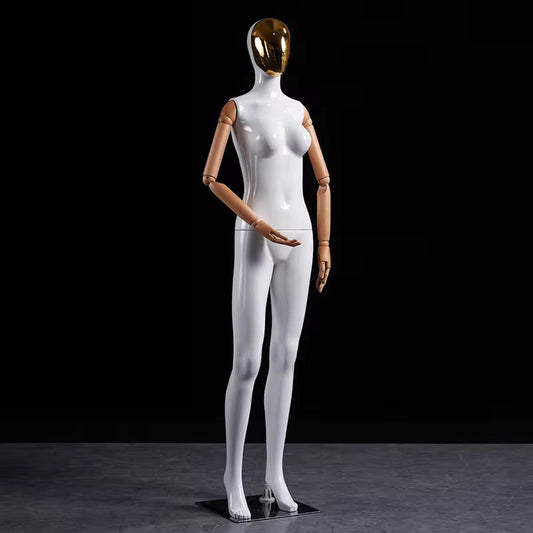 Premium Female Mannequin – Full Body Poseable Display with Metal Base
