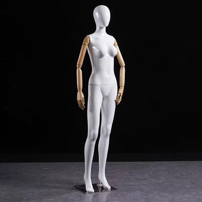 Premium Female Mannequin – Full Body Poseable Display with Metal Base