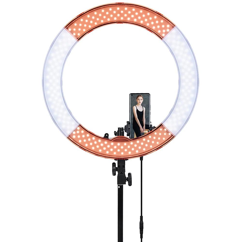 10-inch LED ring light with tripod and Bluetooth remote – perfect for ecommerce photos and live selling content creation