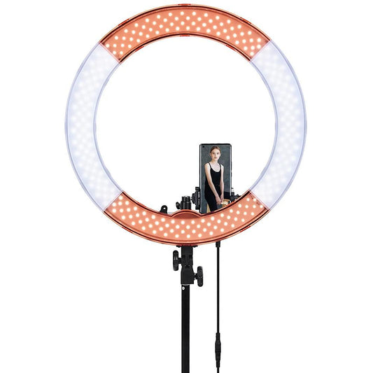 10-inch LED ring light with tripod and Bluetooth remote – perfect for ecommerce photos and live selling content creation