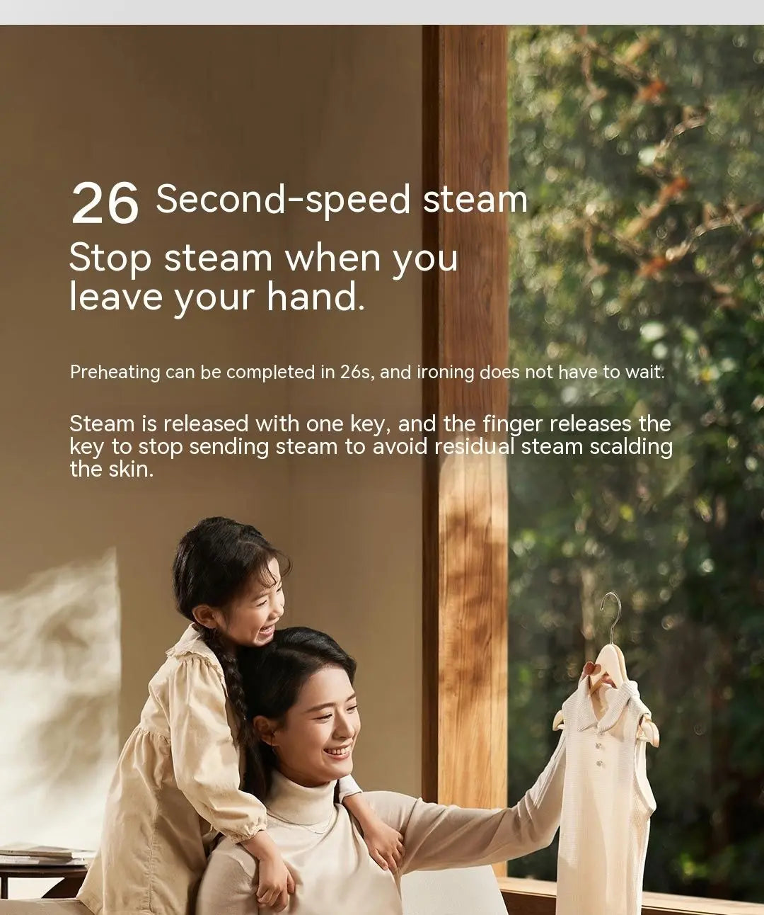 Handheld Garment Steamer – Portable Clothes Steamer for Fashion Boutiques & Pop-Ups