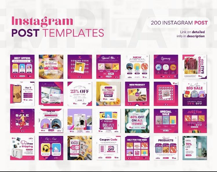Instagram Canva templates for ecommerce – scroll-stopping designs for beauty, fashion, and product businesses