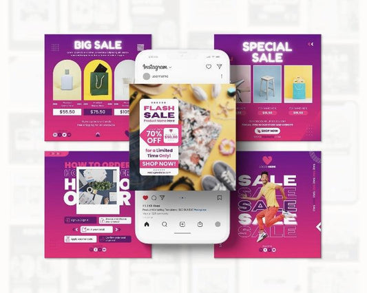 Instagram Canva templates for ecommerce – scroll-stopping designs for beauty, fashion, and product businesses