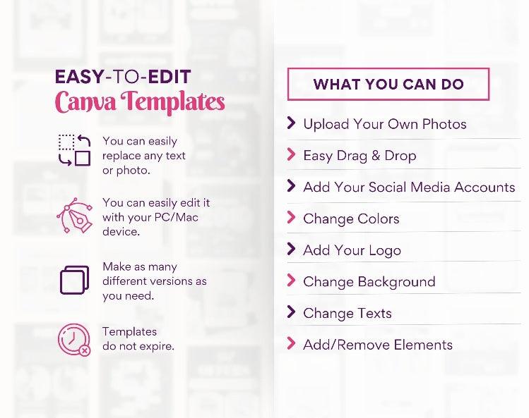 Instagram Canva templates for ecommerce – scroll-stopping designs for beauty, fashion, and product businesses