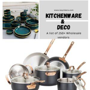 Kitchenware and home decor suppliers list – verified wholesale vendors for resellers and online store owners
